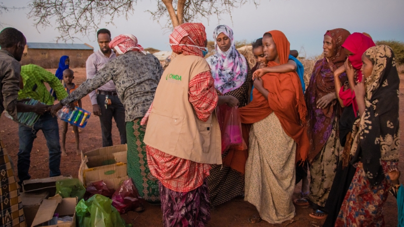 Schwangere Frauen besonders betroffen vom Klimawandel Verteilung von Nothilfe-Kits, Äthiopien